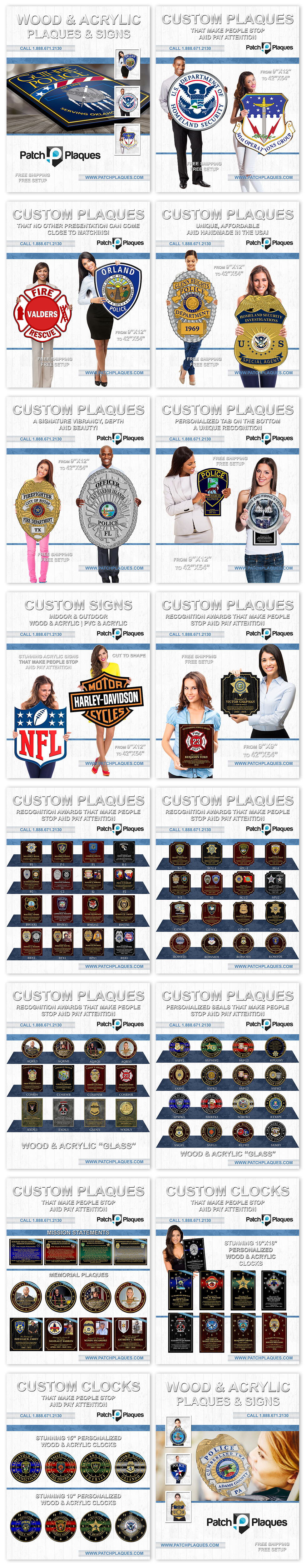 Catalog Patch Plaques