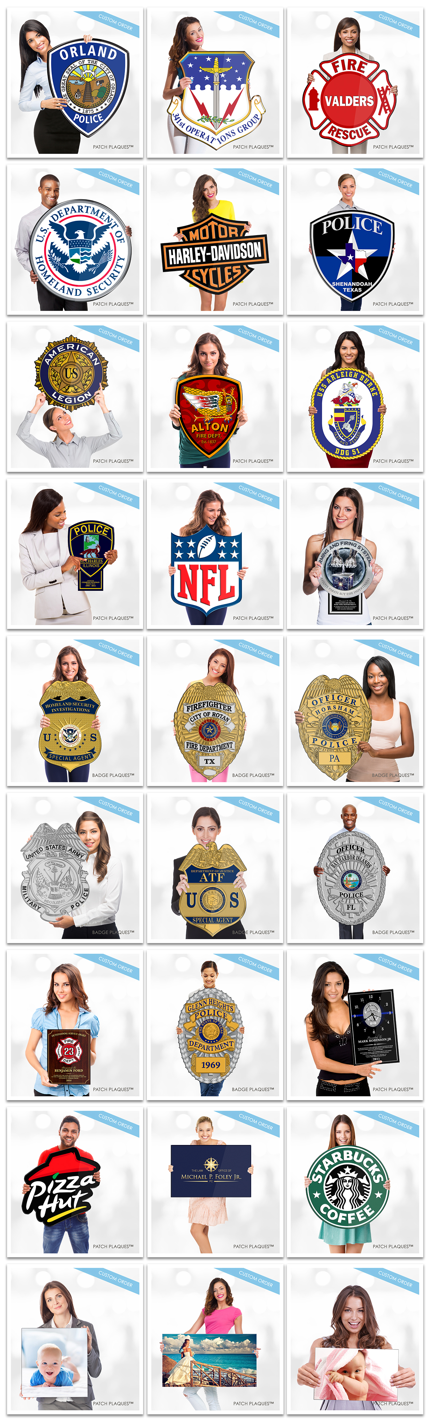 Patch Plaques Gallery